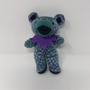 NWOT PEARLY BAKER Grateful Dead Liquid Blue Beanie Bear